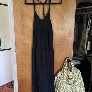 Prana black beach dress / coverup